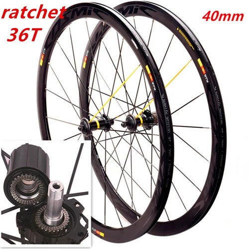 700C Road Bicycle Wheelset Clincher Rims V / Disc Brake Depth 30/40/50mm - Picture 14 of 18
