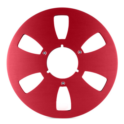 10,5 Zoll Leere Bandspule 6 Löcher für Studer ReVox/TEAC/BASF (Rot) QDE