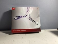 NEW SEALED ADOBE ACROBAT X 10 STANDARD WINDOWS PC FULL VERSION NR