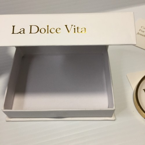 Biella Vintage Gold Plated Bangle with Lock Clasp La Dolce Vita in Box 68 x 58mm - Picture 15 of 20