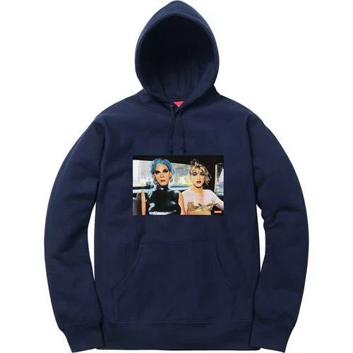 Sweat shirt à capuche Supreme Nan Goldin marine moyen S/S 18
