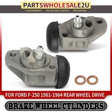 2x Front Left & Right Side Drum Brake Wheel Cylinder for Ford F-250 1961-1964