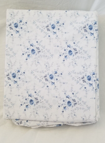 3 pc Ralph Lauren Blue, Gray, & White Floral Twin Sheet Set NIP - Picture 5 of 12