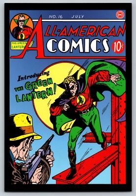 All-American Comics No. 16 Postcard Green Lantern First Appearance Alan Scott