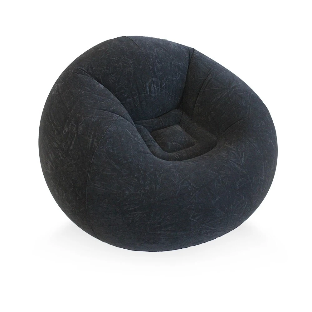 Inflatable Beanless Bean Bag Chair Lounge Sofa, 45x45x28"- Black
Opens in a new window or tab
