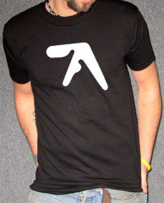 Aphex Twin No Circle Logo T-Shirt   Electronic Techno Retro Tee