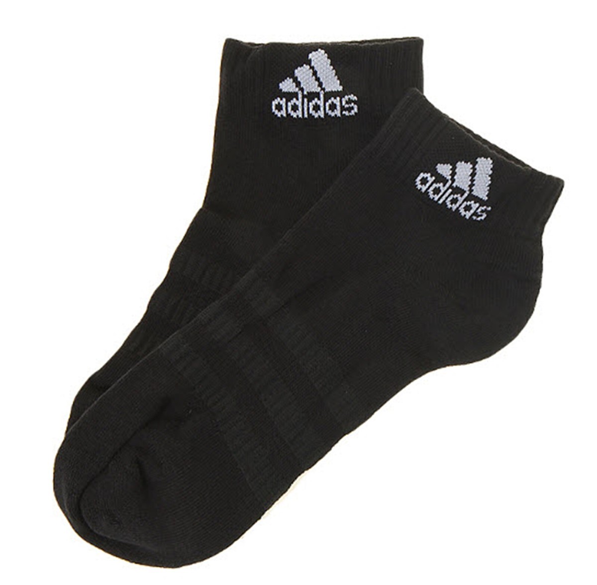 Adidas Men Cushion Ankle Pairs Socks Black Casual Fashion