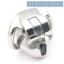Super Small 316 Stainless Steel Male Chastity Device Lock Flat Cage