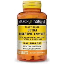 Mason Natural Ultra Plant Based Enzymes Dietary Supplement - 60ct