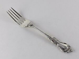 LUNT ELOQUENCE STERLING SILVER DINNER FORK 7 3//8/" NO MONOGRAM