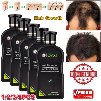 1/5PCS Hair Growth Shampoo Hair Regrowth Treatment Anti-Hair Loss Shampoo Unisex