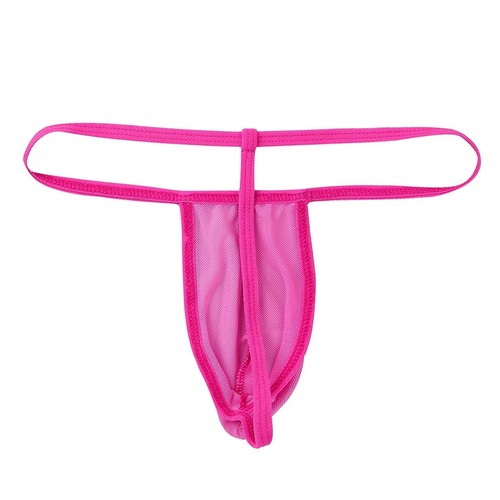Herren String Tangas transparente Unterwäsche Low Rise Slips Bikini G-String - Bild 34 von 74