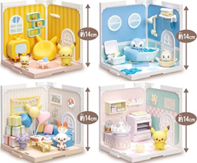 Pokemon Poke Peace House Studio Scorbunny & Pikachu