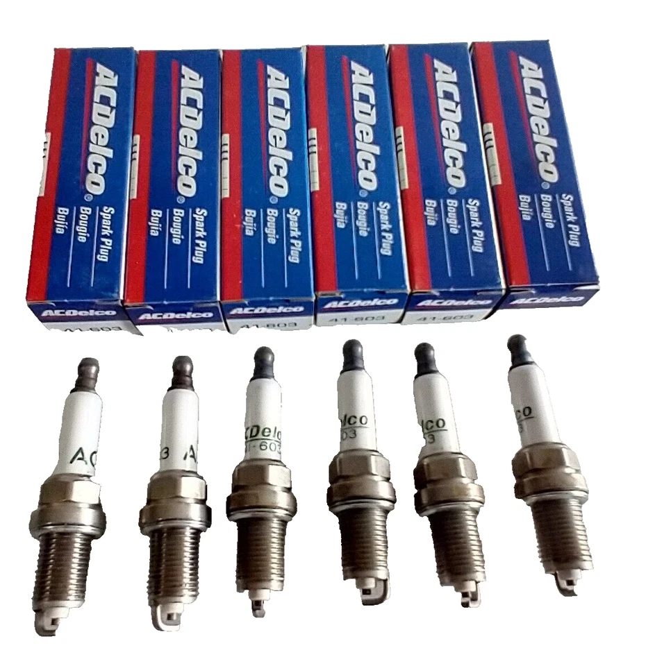 (Lote de 6) Vela de ignição ACDELCO 41-603 (41-629) (Fabricada nos EUA) - Imagem 2 de 4