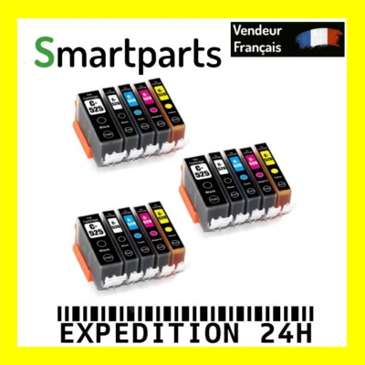 15 Cartouches compatibles Canon PGI-525 CLI-526 - Photo 1/4