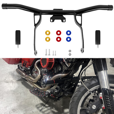 Highway Peg Crash Bar Engine Guard For Harley Touring Road King Glide 2014-2023