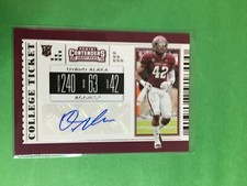 F166,349  2019 Panini Contenders Draft Picks #251 Otaro Alaka AUTO RC