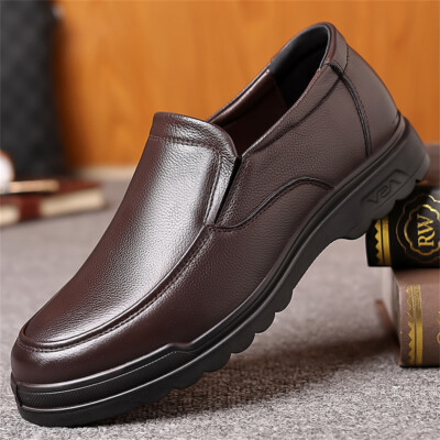 Men's Classic Slip on Loafers Derby Dress Leather Business Shoes