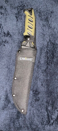 Camillus Titanium 420 Stainless Steel Full Length Tang 7" Indulge Machete - Picture 3 of 5