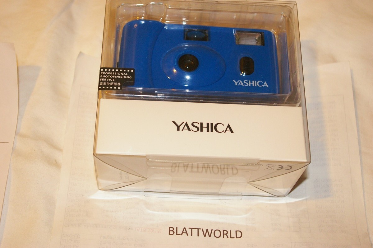 YASHICA MF-1 MF1 NEW 35mm CAMERA OUTFIT with CASE,FILM,STRAP