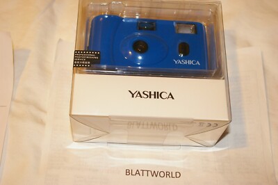 YASHICA MF-1 MF1 NEW 35mm CAMERA OUTFIT with CASE,FILM,STRAP