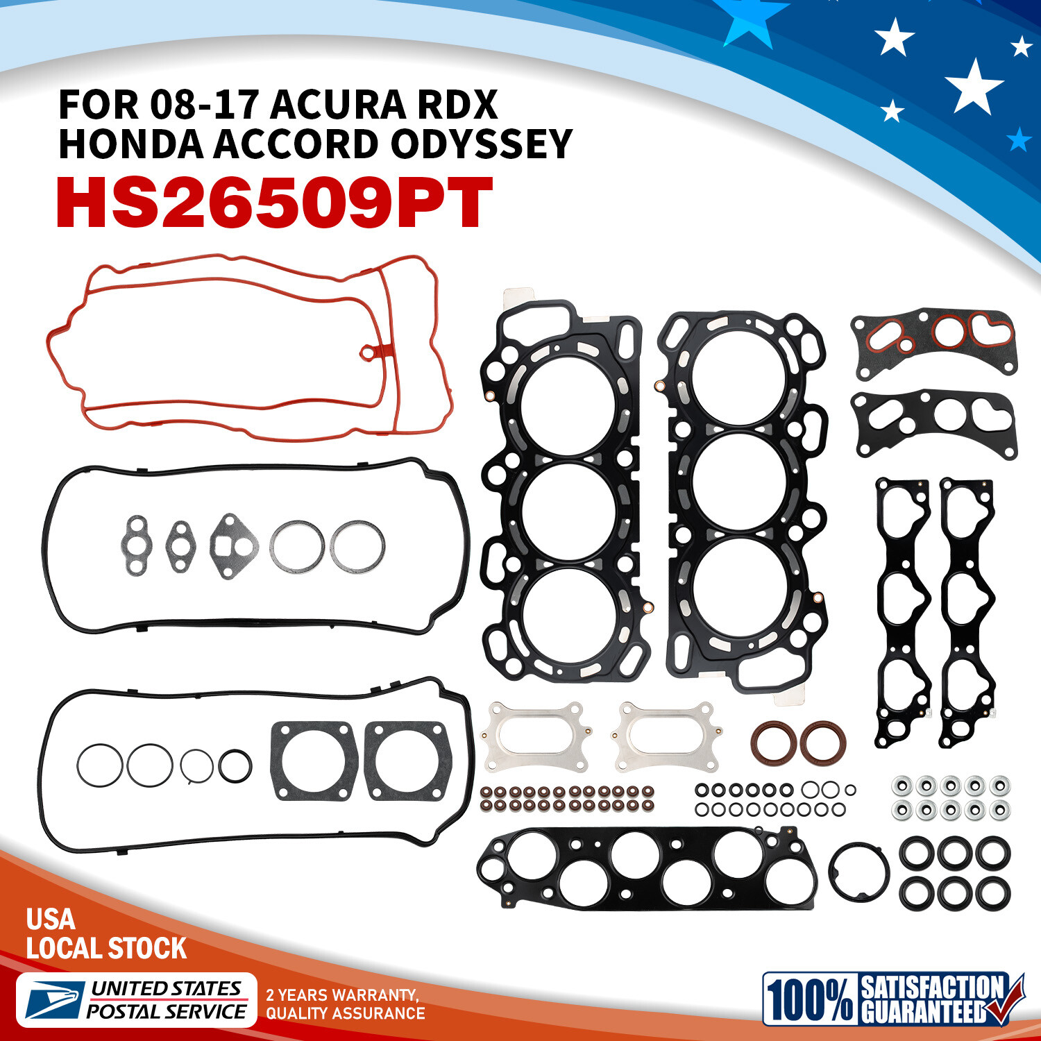 2008-2017 Honda Odyssey Accord Pilot 3.5L Head Gasket Set Replacement