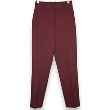 Reiss Flora Slim Leg Size US 4 Berry Trousers...