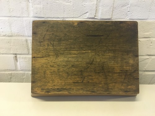 Antique AAFA Primitive Wood Kitchen Knife Box Tray w/ Handle - Picture 8 of 9