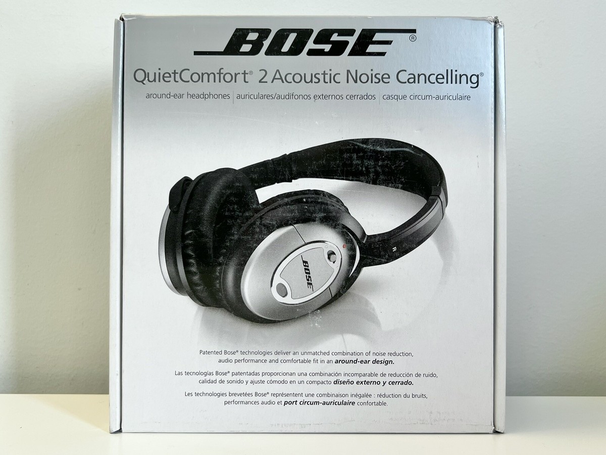 Bose QuietComfort 2 Acoustic Noise Cancelling Headphones Silver
