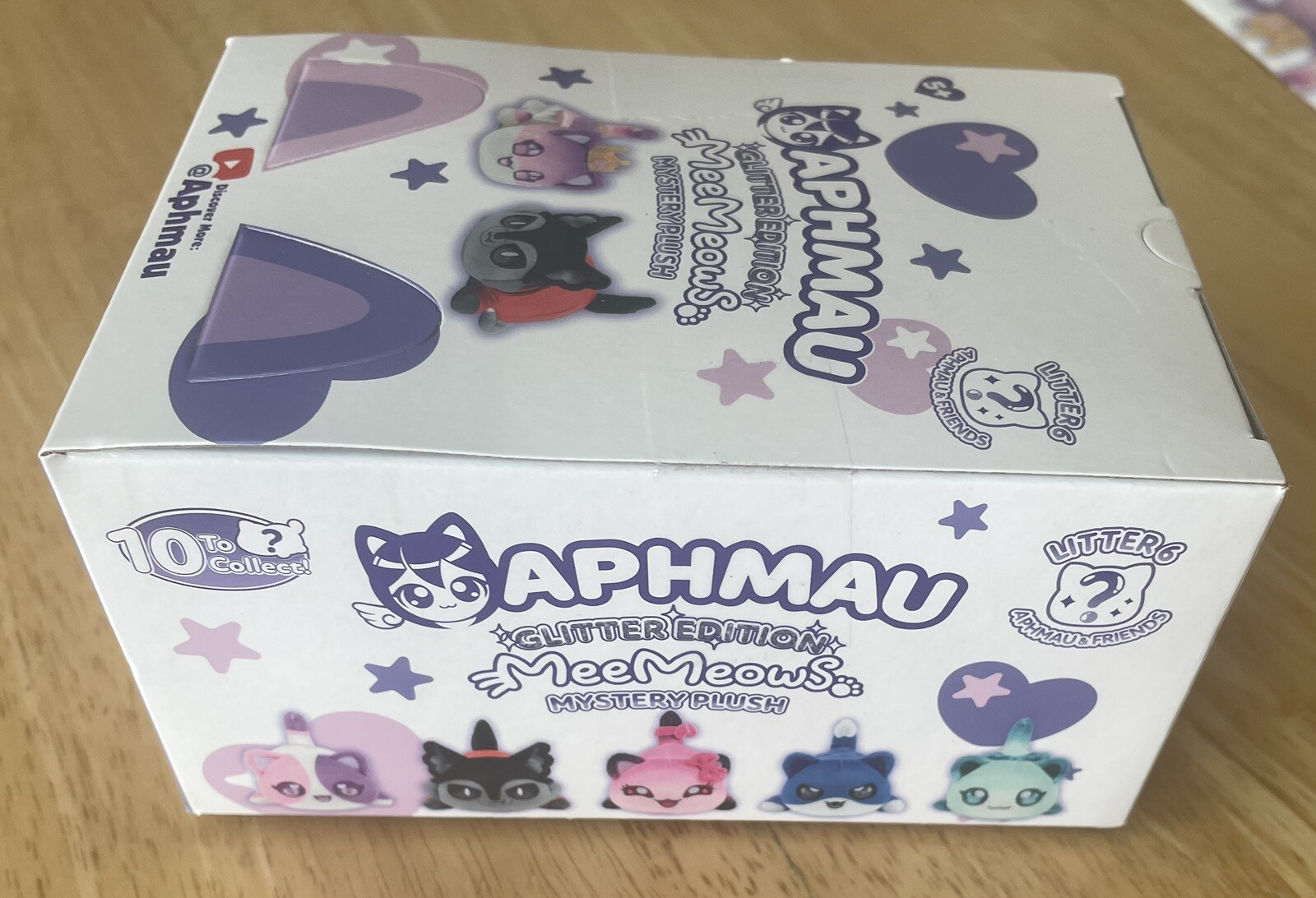 Aphmau MeeMeows - Aphmau Cat - Mystery Plush - Glitter Ed. Litter 6 - Open Box