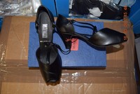 Black Leather Roch Valley Hera Ballroom/latin Dance Shoes-size Uk 3.5 Black Leather Roch Valley Hera Ballroom/latin Dance Shoes-size Uk 3.5
