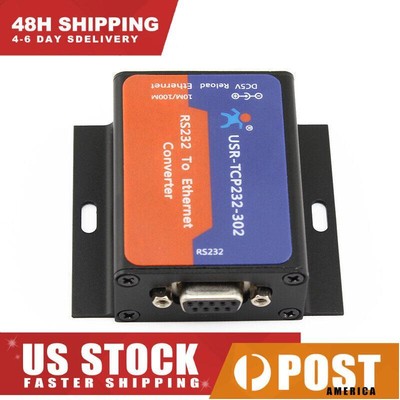 USR-TCP232-302 Serial RS232 to Ethernet TCP/IP Ethernet Converter  Server Module
