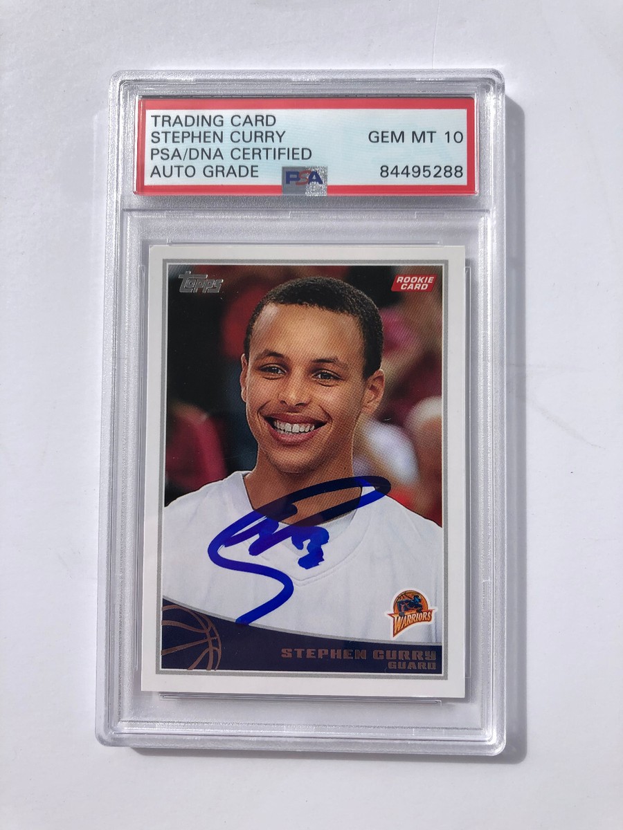 2009 STEPHEN CURRY ROOKIE TOPPS AUTO GEM MINT 10 GOLDEN 2009 STEPHEN CURRY ROOKIE TOPPS AUTO GEM MINT 10 GOLDEN