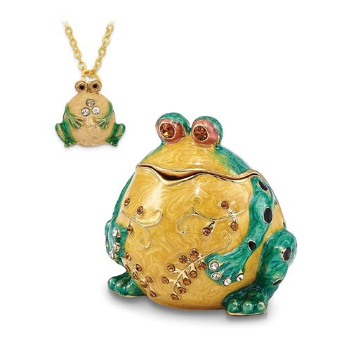 Bejeweled BUBBA Croaking Bullfrog Schmuckschatulle - Bild 4 von 6