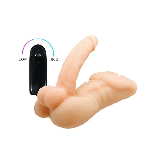 Dildo Vibrante Mezzo Busto Masturbatore Vibratore Pene Fallo Vaginale Anale Sexy - Foto 4 di 4