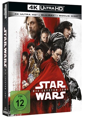 4K UHD (+ Blu-ray) ''STAR WARS: Die letzten Jedi'' im SCHUBER ***NEU & OVP***