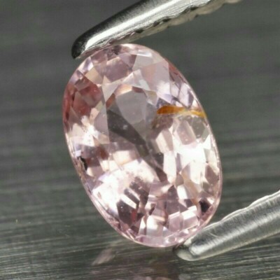 0.68 Ct Zafiro Natural Rosa Origen Ceilan Forma Oval,(Ver Vídeo)