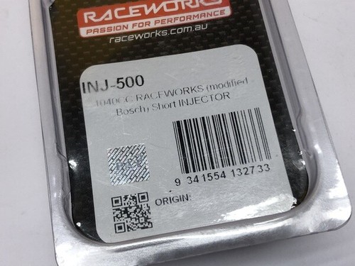 1100cc Raceworks Bosch 1/2 length fuel injectors x 6 EV6 plug 14mm E85 OK New - Picture 5 of 5