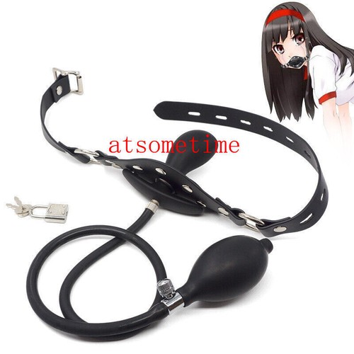 Aufblasbarer Knebel Big Plug offener Mundknebel Oral separate Pumpe erweiterbar BDSM Erwachsene - Bild 11 von 40