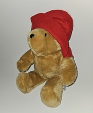 VTG Paddington Bear Plush 15" Stuffed Animal Red Hat No Jacket Sears Kids Gift