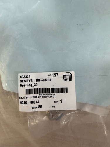 Applied Materials AMAT 0246-08074 KIT,SHIP-ALONG,UV,PRODUCER GT,NEW - Picture 2 of 3