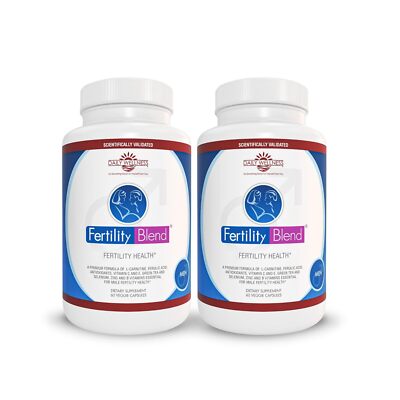 Fertility Blend Male Supplements Daily Wellness Pre-Conception 60ct 2 Pack