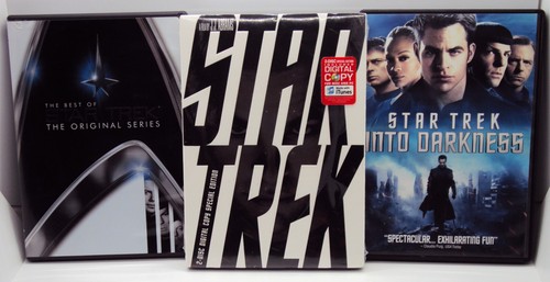 THE BEST OF STAR TREK THE ORIGINAL SERIES Star Trek 2009 INTO DARKNESS 2013 DVDs