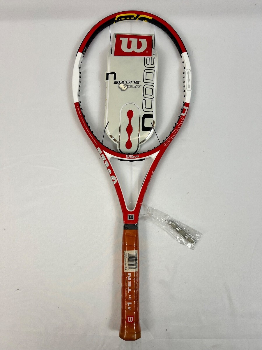 ウィルソン wilson シックスワン90 Six one tour90 G3 NEW Wilson N Code Six One Tour 90, 4 3/8 Roger Federer 2006