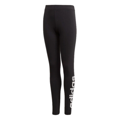 adidas Hose ''Essentials Linear Tight'', Logo weiß, für Mädchen Gr.152