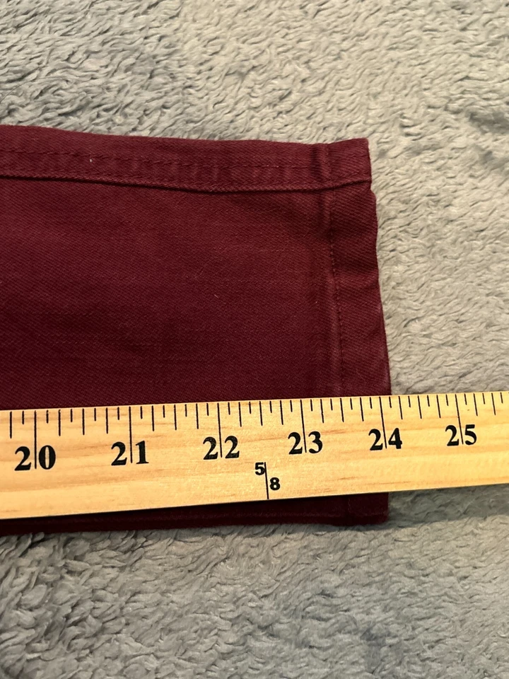 Pantalones de mezclilla blancos Shaun para niños 8 granates jóvenes súper ajustados snowboard skater Foto 4 de 4