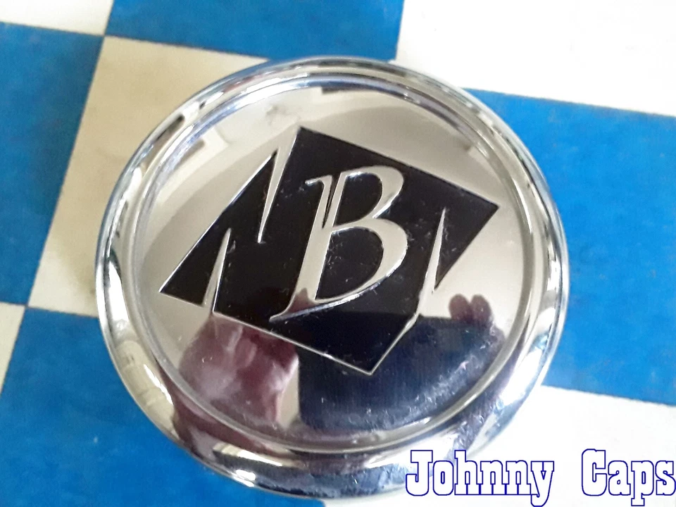 BLACK ICE Wheels [44]  CHROME Center Cap # C-VB7-C / SJ807-07  (QTY. 1)   - Image 2 of 4