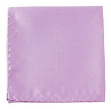 New Men's Polyester pocket square hankie only lilac formal prom wedding