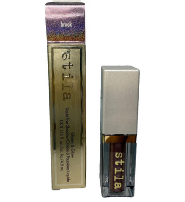 Stila Glisten & Glow Liquid Eye Shadow ~ BROOK ~ 0.153 oz / 4.5 ml ~ New In Box!