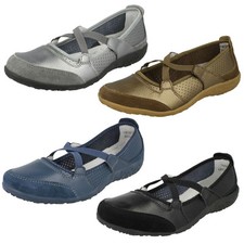 Leather Pumps With Elastic Cross Straps For Women F8R0366 